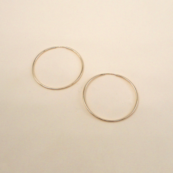 40 MM Gold Filled Hoops