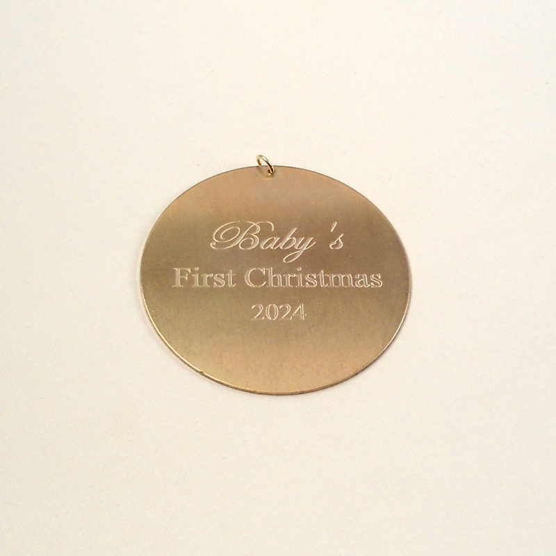 Custom Engraved Ornament