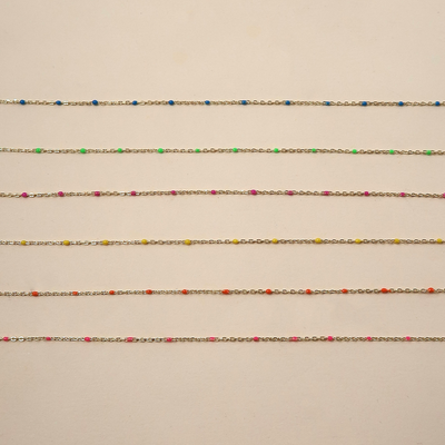 Enamel Double Strand Bracelet