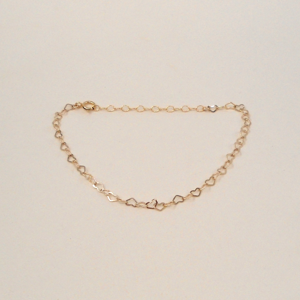 Heart Chain Bracelet