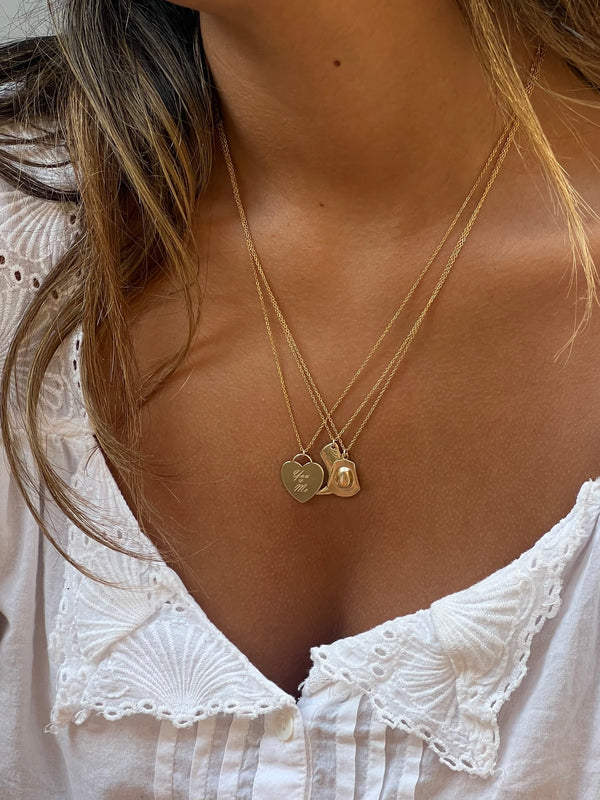 Heart Engraved Necklace