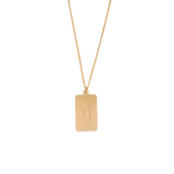 Initial Necklace: Classic Font