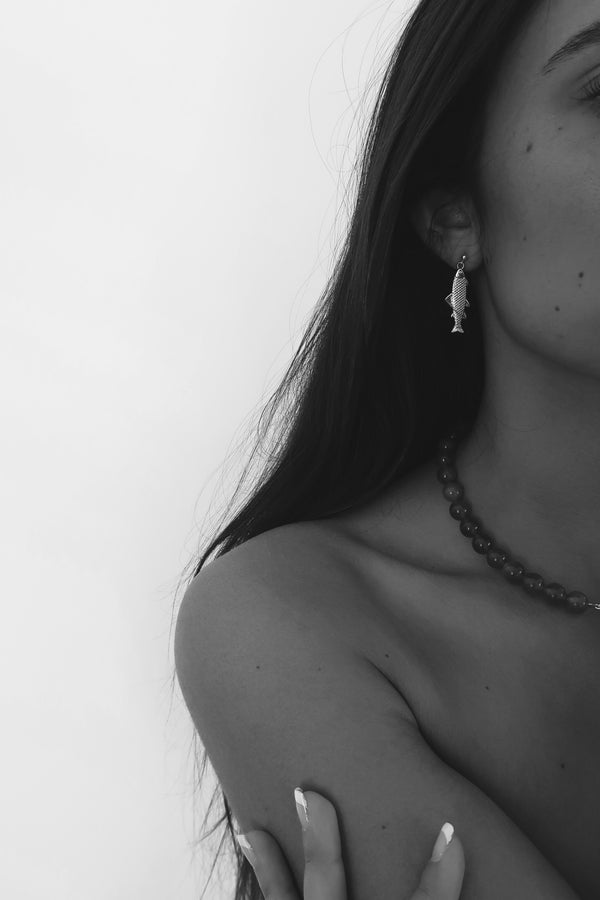 Pesce Silver Studs