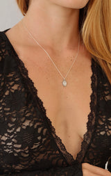 Virgin Mary Sterling Silver Necklace