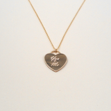 Heart Engraved Necklace