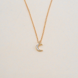 CZ Moon Necklace