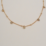 Five Coin Dotted Anklet