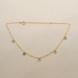 Five Coin Anklet