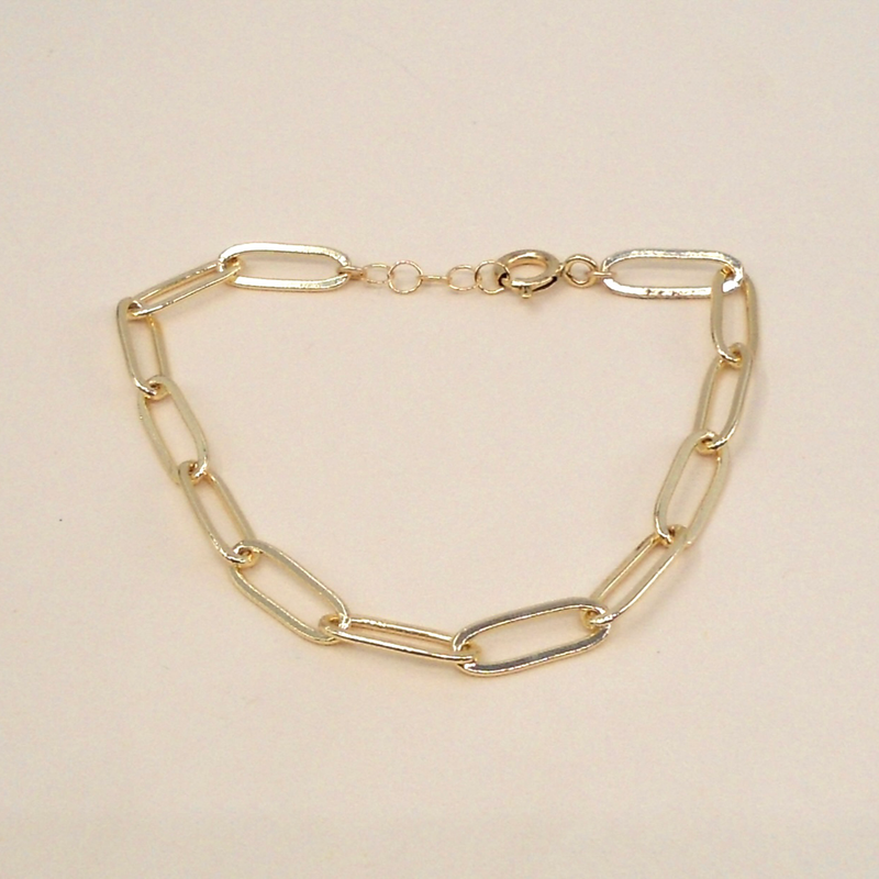 Large Lily Link Bracelet