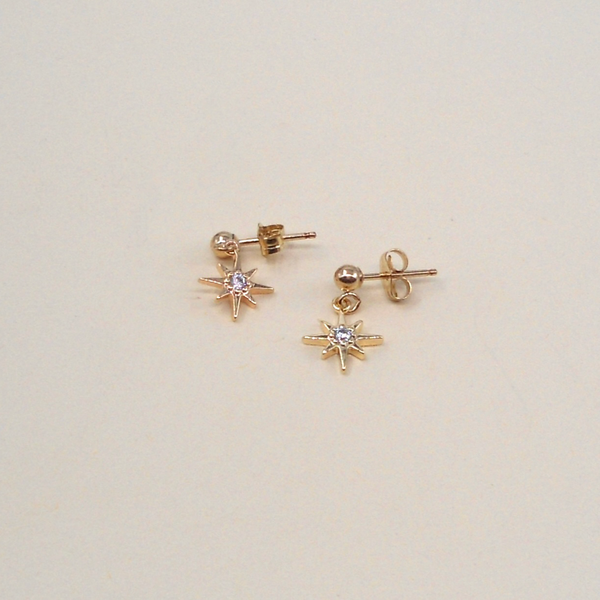 North Star Post Earrings