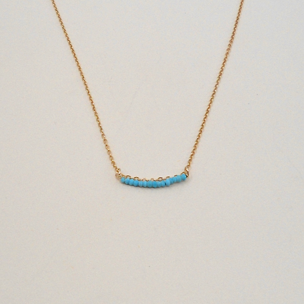 Turquoise Bead Necklace